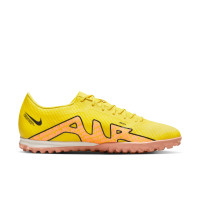 Nike Zoom Mercurial Vapor 15 Academy Gazon Naturel Gazon Artificiel Chaussures de Foot (MG) Jaune Orange Noir