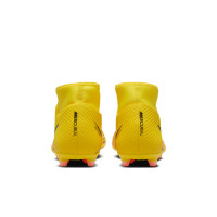 Nike Mercurial Superfly 9 Club Gazon Naturel Gazon Artificiel Chaussures de Football (MG) Jaune Rose