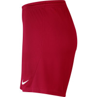 Nike DRY PARK III Short de Football Femme Rouge