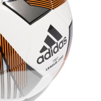 adidas Tiro League Ballon de Foot J350 Blanc Noir Argent Orange