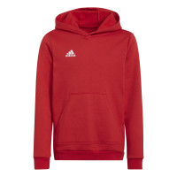 adidas Entrada 22 Sweat Sweat à Capuche Enfants Rouge Blanc