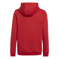 adidas Entrada 22 Sweat Sweat à Capuche Enfants Rouge Blanc