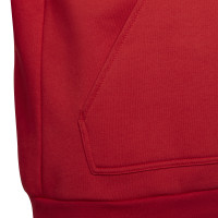 adidas Entrada 22 Sweat Sweat à Capuche Enfants Rouge Blanc