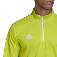 adidas Entrada 22 Haut d'Entraînement 1/4-Zip Vert Clair Blanc