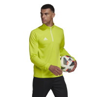 adidas Entrada 22 Haut d'Entraînement 1/4-Zip Vert Clair Blanc