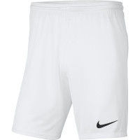 Nike Dry Park III Short de Foot NB Enfants Blanc