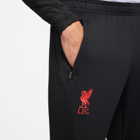 Nike Liverpool Strike Pantalon d'Entraînement 2022-2023 Noir Rouge