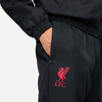 Nike Liverpool Strike Survêtement Woven 2022-2023 Noir Rouge