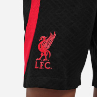 Nike Liverpool Strike Short d'Entraînement 2022-2023 Enfants Noir Rouge