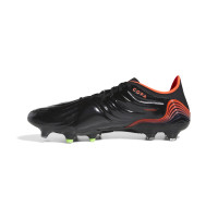 adidas Copa Sense.1 Gazon Naturel Chaussures (FG) Noir Rouge Vert