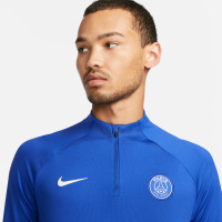 Nike Paris Saint-Germain Strike Haut d'Entraînement 2022-2023 Bleu Blanc
