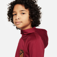 Nike Atletico Madrid Strike Hooded Survêtement à Capuche 2022-2023 Enfants Rouge Noir Orange