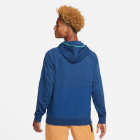 Nike Brésil Travel Fleece Survêtement Sweat à Capuche 2022-2024 Bleu Vert Jaune