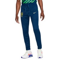 Nike Brazilië Travel Fleece Hoodie Trainingspak 2022-2024 Blauw Geel Groen