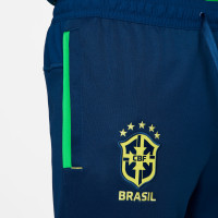 Nike Brésil Travel Fleece Survêtement Sweat à Capuche 2022-2024 Bleu Vert Jaune