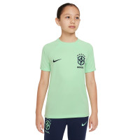 Nike Brésil Academy Pro Ensemble Training 2022-2024 Enfants Vert Bleu Foncé