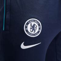 Nike Chelsea Travel Fleece Trainingspak 2022-2023 Blauw Wit