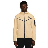 Nike Chelsea Tech Fleece Vest 2022-2023 Beige Zwart