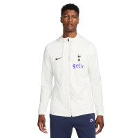 Nike Tottenham Hotspur Strike Hooded Veste d'Entraînement 2022-2023 Blanc Noir