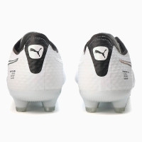 PUMA KING MIRAI HG Gazon Naturel Chaussures de Foot (FG) Blanc Noir
