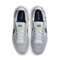 Nike Streetgato Straatvoetbalschoenen Grijs Donkerblauw Wit