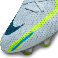 Nike Phantom GT2 Elite Dynamic Fit Gazon Naturel Chaussures de Foot (FG) Gris Bleu Foncé