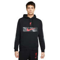 Nike Liverpool Club Hoodie Trainingspak 2022-2023 Zwart Rood