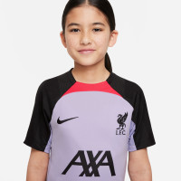 Nike Liverpool Strike Trainingsset 2022-2023 Kids Paars Rood Zwart