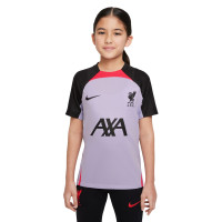 Nike Liverpool Strike Trainingsset 2022-2023 Kids Paars Rood Zwart