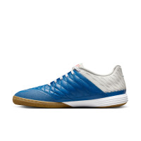 Nike Lunargato II Zaalvoetbalschoenen (IN) Wit Blauw Bruin