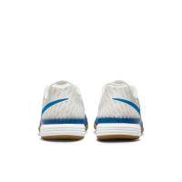 Nike Lunargato II Chaussures de Foot en Salle (IN) Blanc Bleu Brun