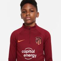 Nike Atletico Madrid Strike Haut d'Entraînement 2022-2023 Enfants Rouge Orange