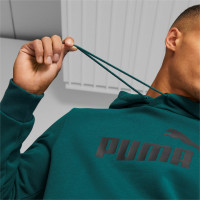 PUMA Essentials Big Logo Fleece Hoodie Trainingspak Donkergroen