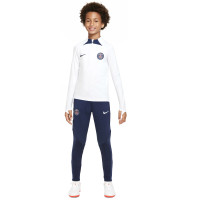 Nike Paris Saint Germain Strike Survêtement 2022-2023 Enfants Blanc Bleu Foncé