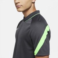 Nike Dry Academy Pro Polo Anthracite Vert