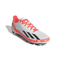 adidas X Speedportal Messi.4 Gazon Naturel Gazon Artificiel Chaussures de Foot (FxG) Blanc Rouge Noir