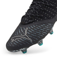 PUMA FUTURE 1.4 Gazon Naturel Gazon Artificiel Chaussures de Foot (MG) Noir Bleu