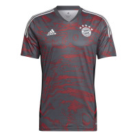 Maillot d'entraînement adidas Bayern Munich, Europe 2022-2023, rouge et gris