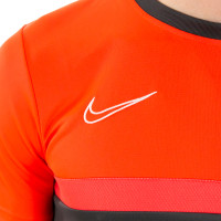 Nike Dry Academy Pro Trainingsshirt Antraciet Felroze