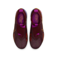 Nike Zoom Mercurial Superfly 9 Pro KM Gazon Naturel Chaussures de Foot (FG) Enfants Bordeaux Or