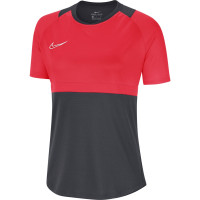 Nike Dry Academy Pro Trainingsshirt Dames Donkergrijs Roze