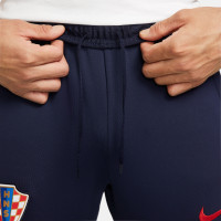Nike Croatie Strike Survêtement 2022-2024 Bleu Foncé Rouge