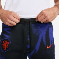 Nike Pays-Bas GFA Fleece Pantalon d'Entraînement 2022-2024 Noir Bleu