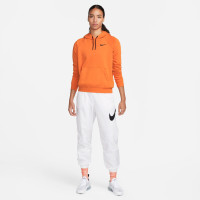 Sweat à capuche Nike Netherlands Essential 2022-2024 pour femme, orange et noir