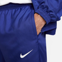 Survêtement Nike Netherlands Strike tissé 2022-2024 Bleu foncé Blanc