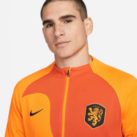 Veste d'entraînement Nike Nederland Academy Pro Anthem 2022-2024 Orange Noir