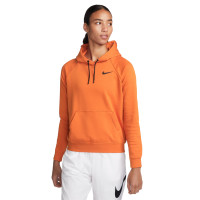 Sweat à capuche Nike Netherlands Essential 2022-2024 pour femme, orange et noir