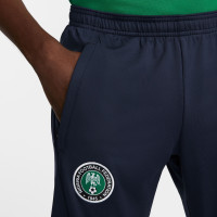 Nike Nigeria Strike Survêtement 2022-2024 Vert Bleu Foncé