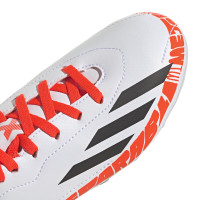 adidas X Speedportal Messi.4 Gazon Naturel Gazon Artificiel Chaussures de Foot (FxG) Enfants Blanc Rouge Noir