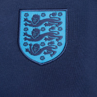 Nike Angleterre Travel Fleece Sweat à Capuche 2022-2024 Bleu
